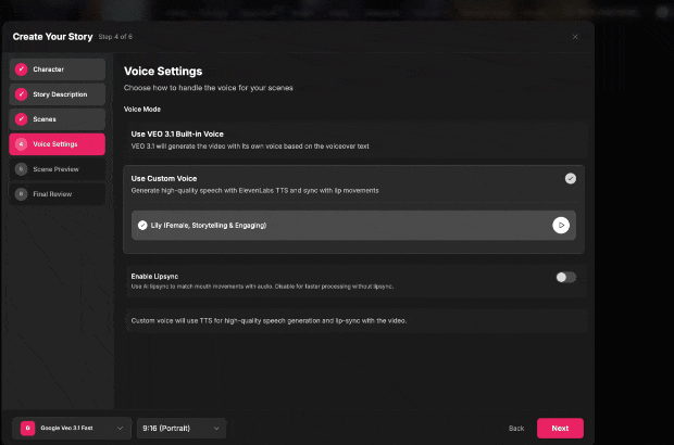 Configure Voice Settings