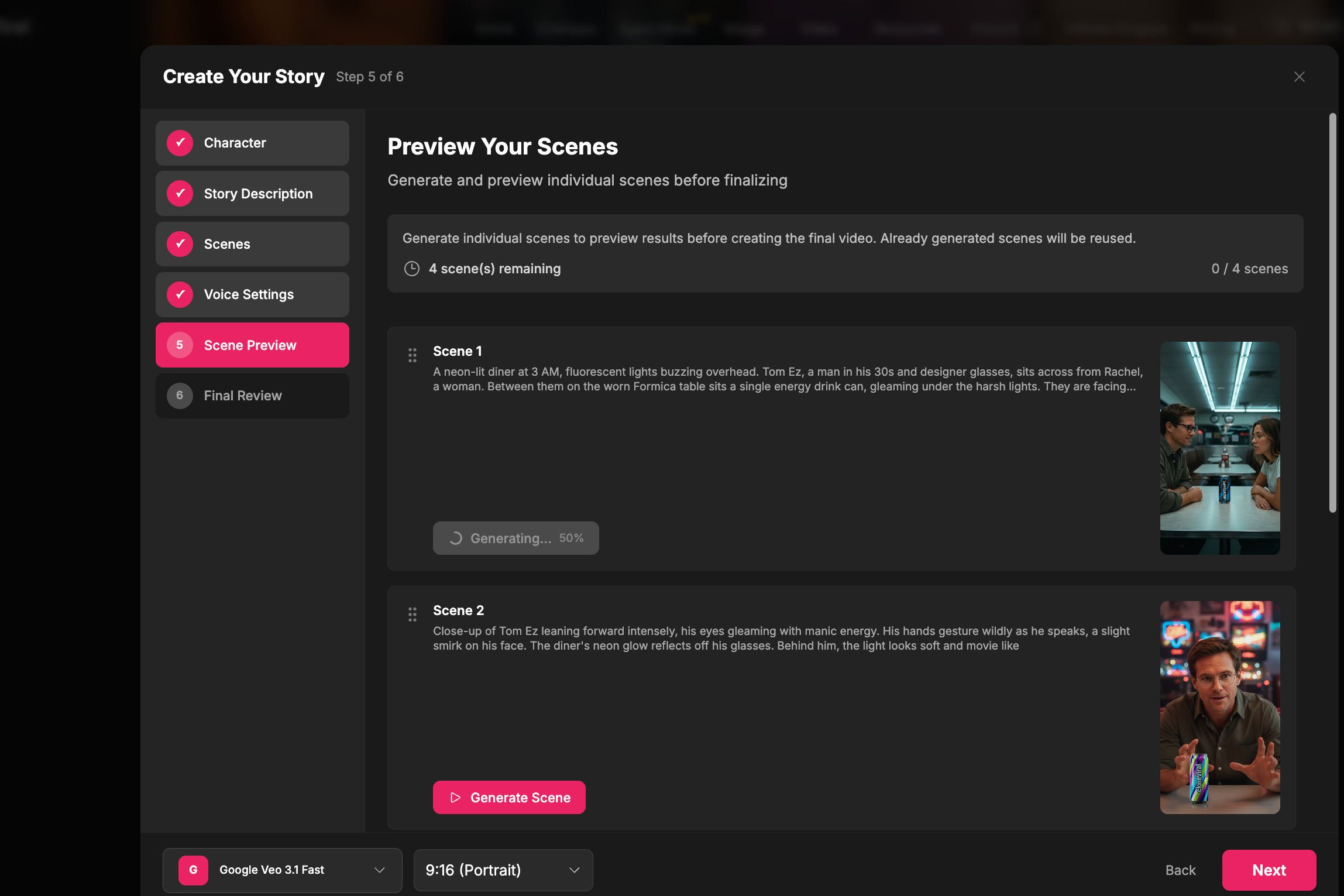 Generate Video Clips